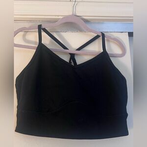 Torrid Black Strappy Sports Bra